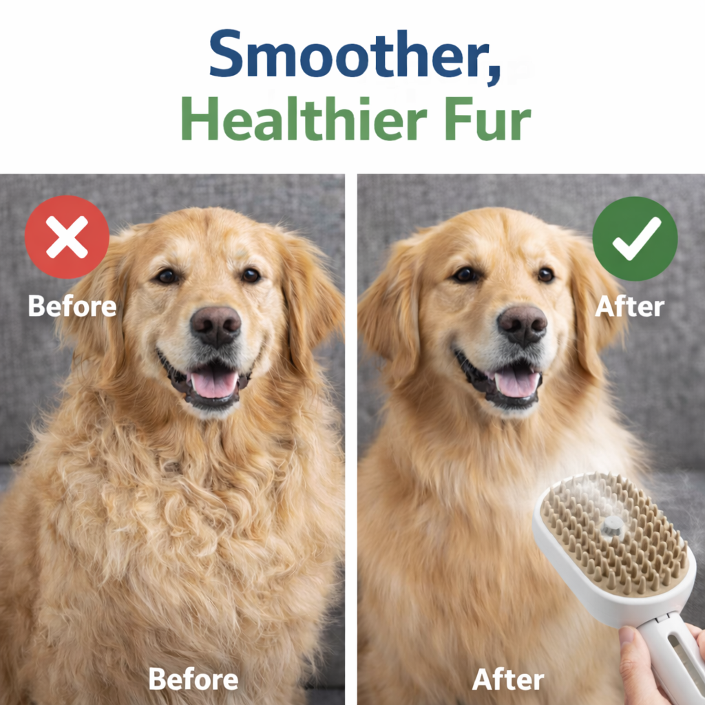 3-in-1 Steam Brush Pet